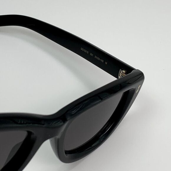 NEW Gucci Sunglasses GG1521S 001 Black Grey Women Authentic main image 4